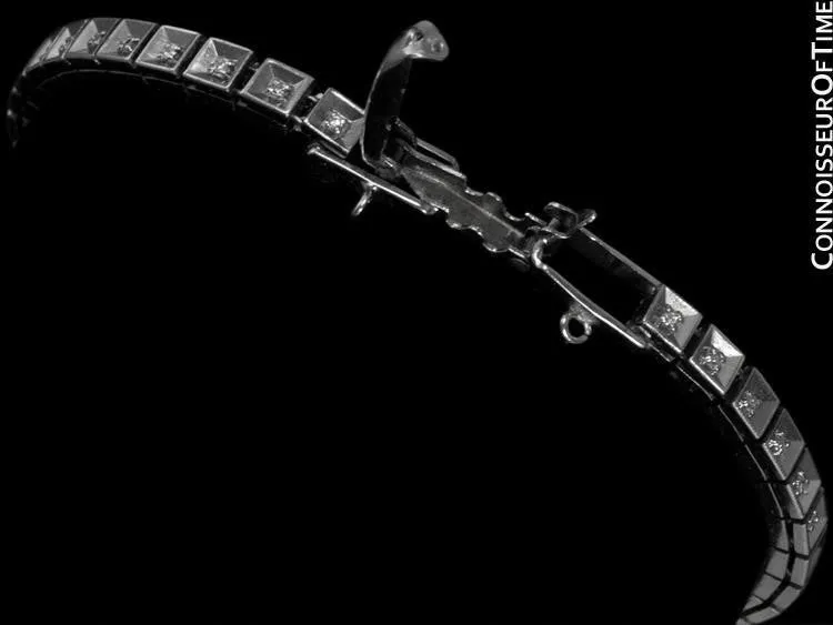 1960's Vintage Ladies Hamilton Watch - 14K White Gold & Diamonds