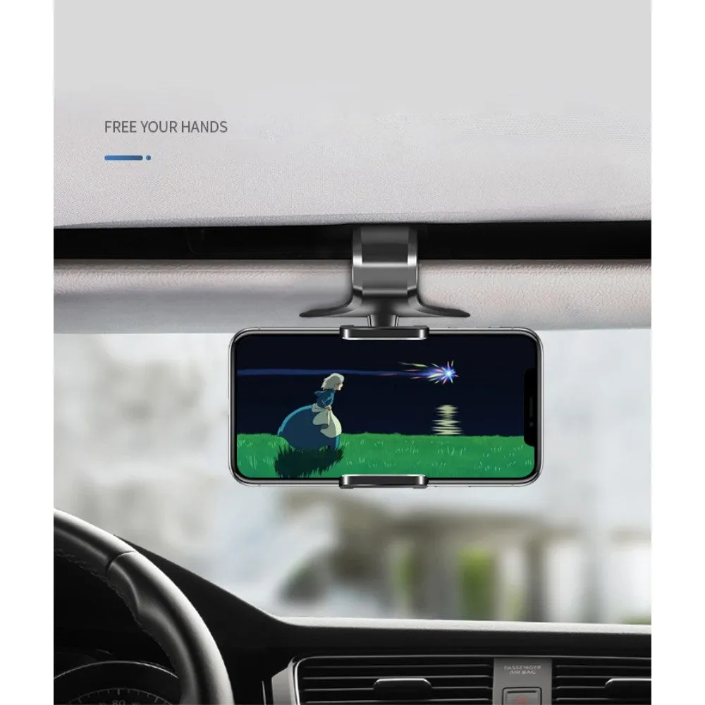 3 in 1 Car GPS Smartphone Holder: Dashboard / Visor Clamp   AC Grid Clip for iBall Majestic 2.4D - Black