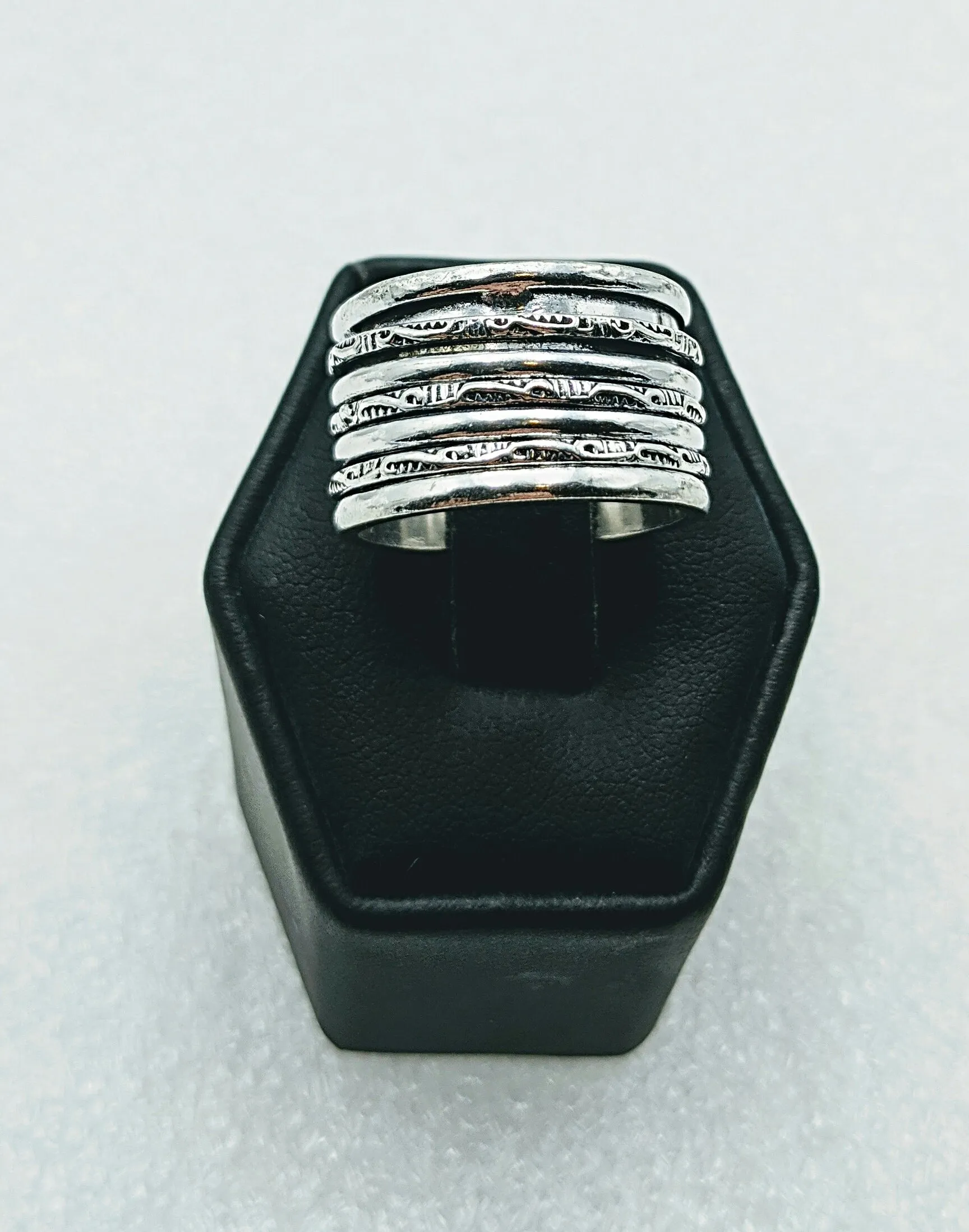 925 Sterling Silver, Spinner Ring,size 8.5 local pick up