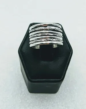 925 Sterling Silver, Spinner Ring,size 8.5 local pick up
