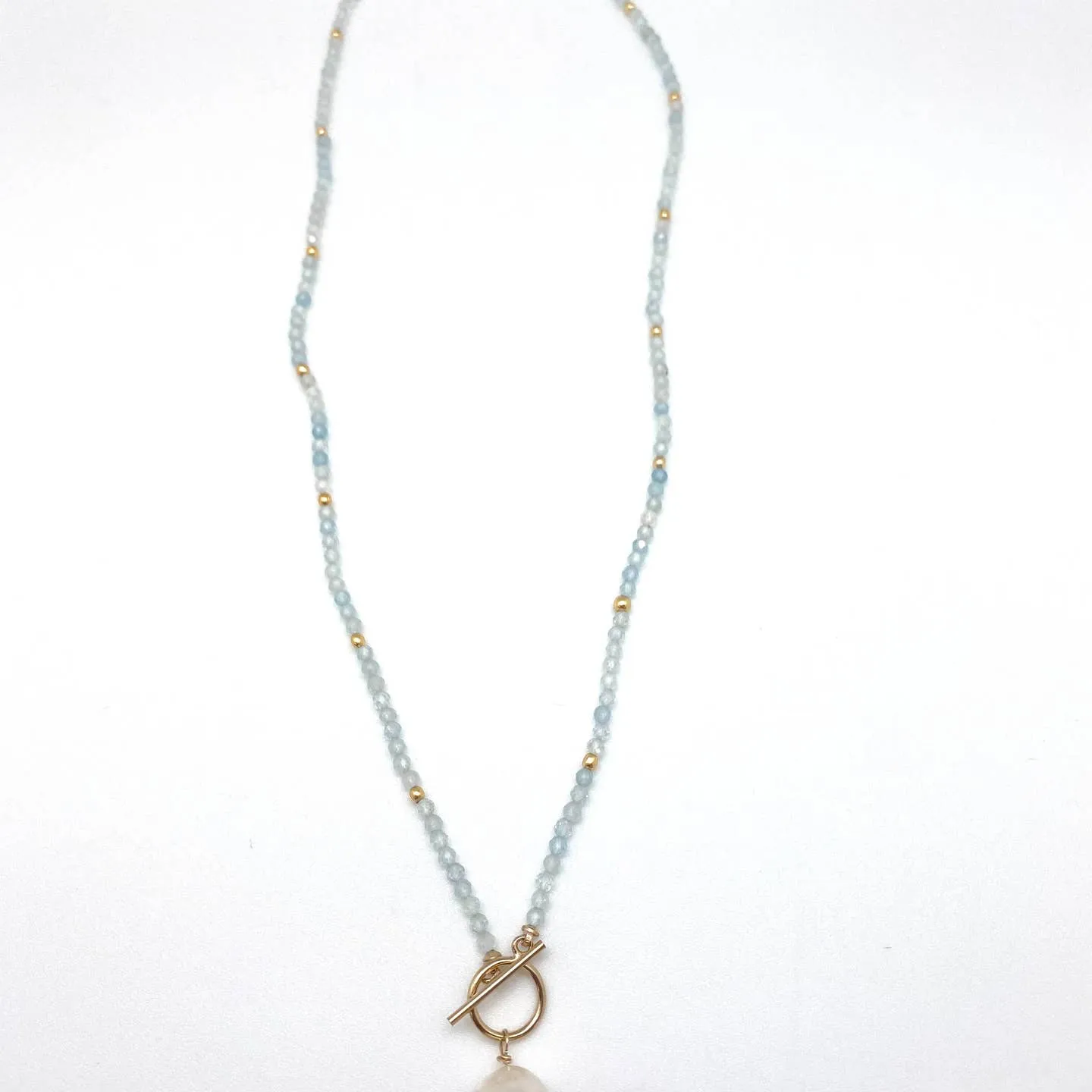 Carol Necklace Gem, Aquamarine