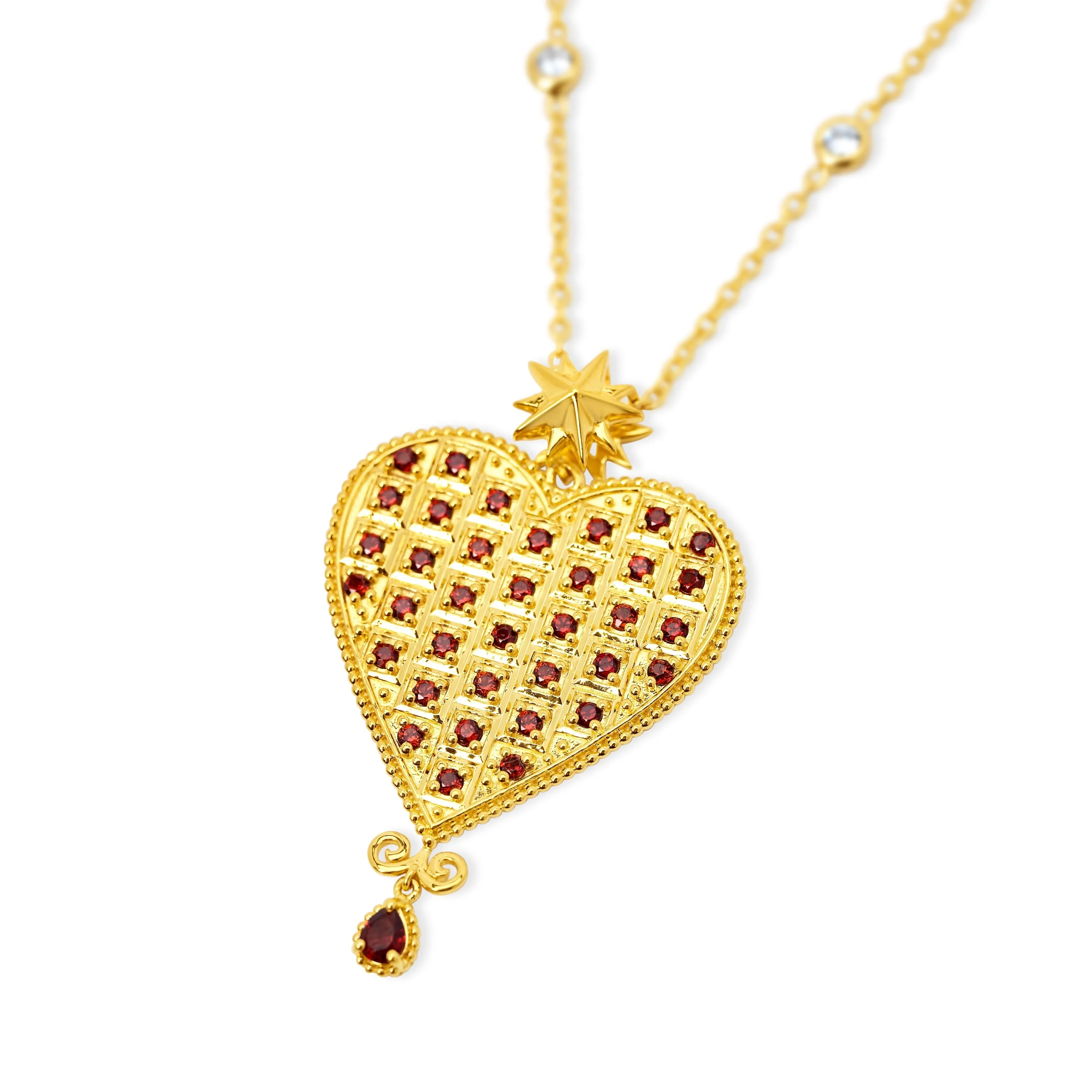 Erzulie's Divine Love Pendant Gold Vermeil