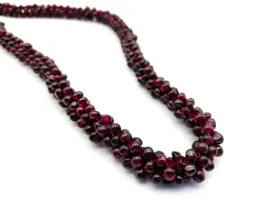 Garnet Rope Necklace
