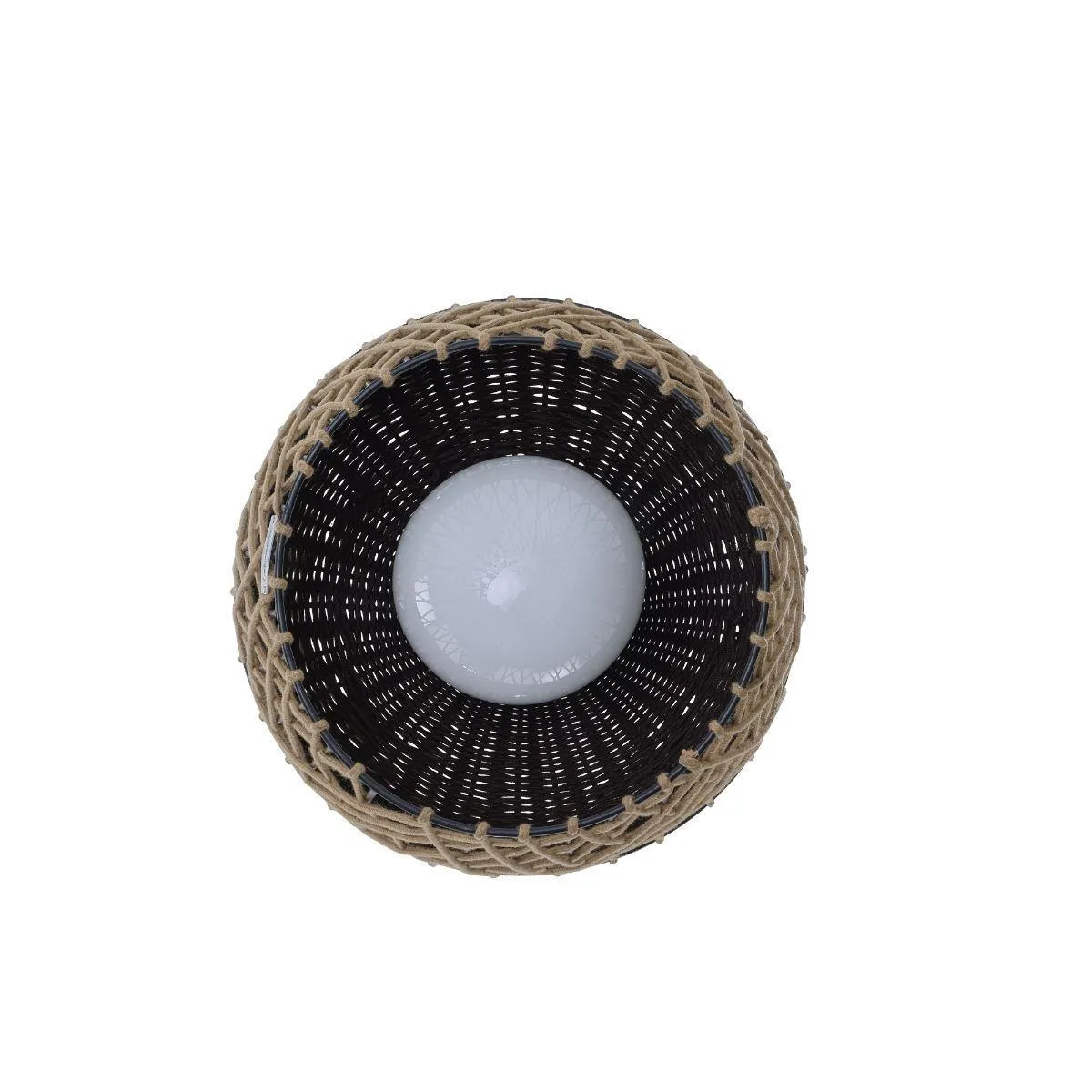 Hannha 22 in. Outdoor Pendant Light khaki and brown Finish