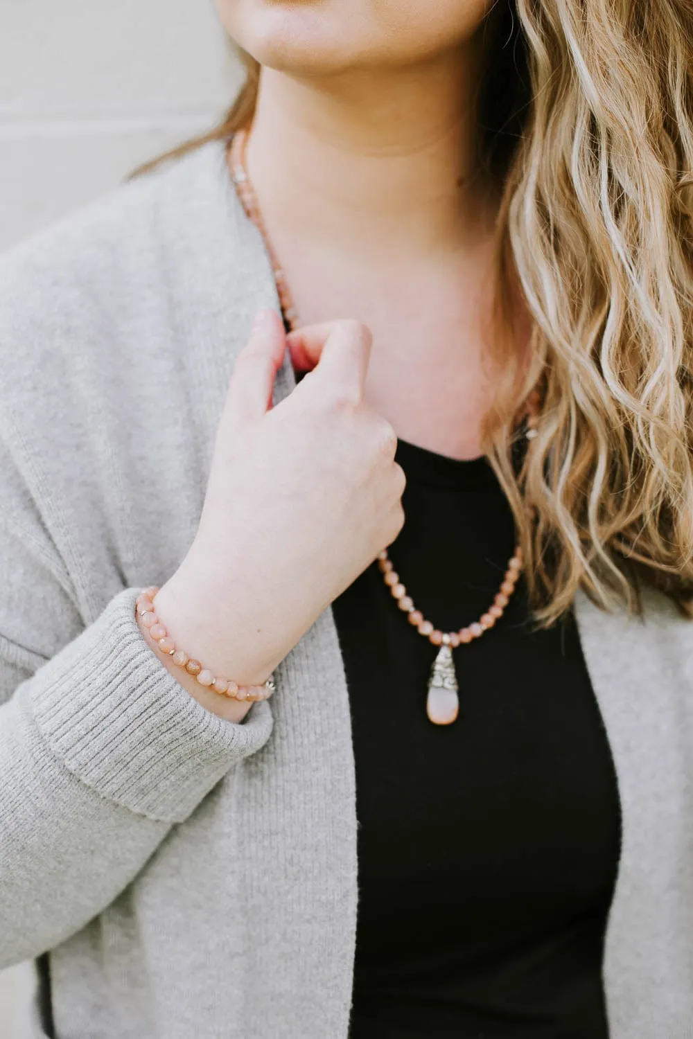 Heart Healer Moonstone Bracelet