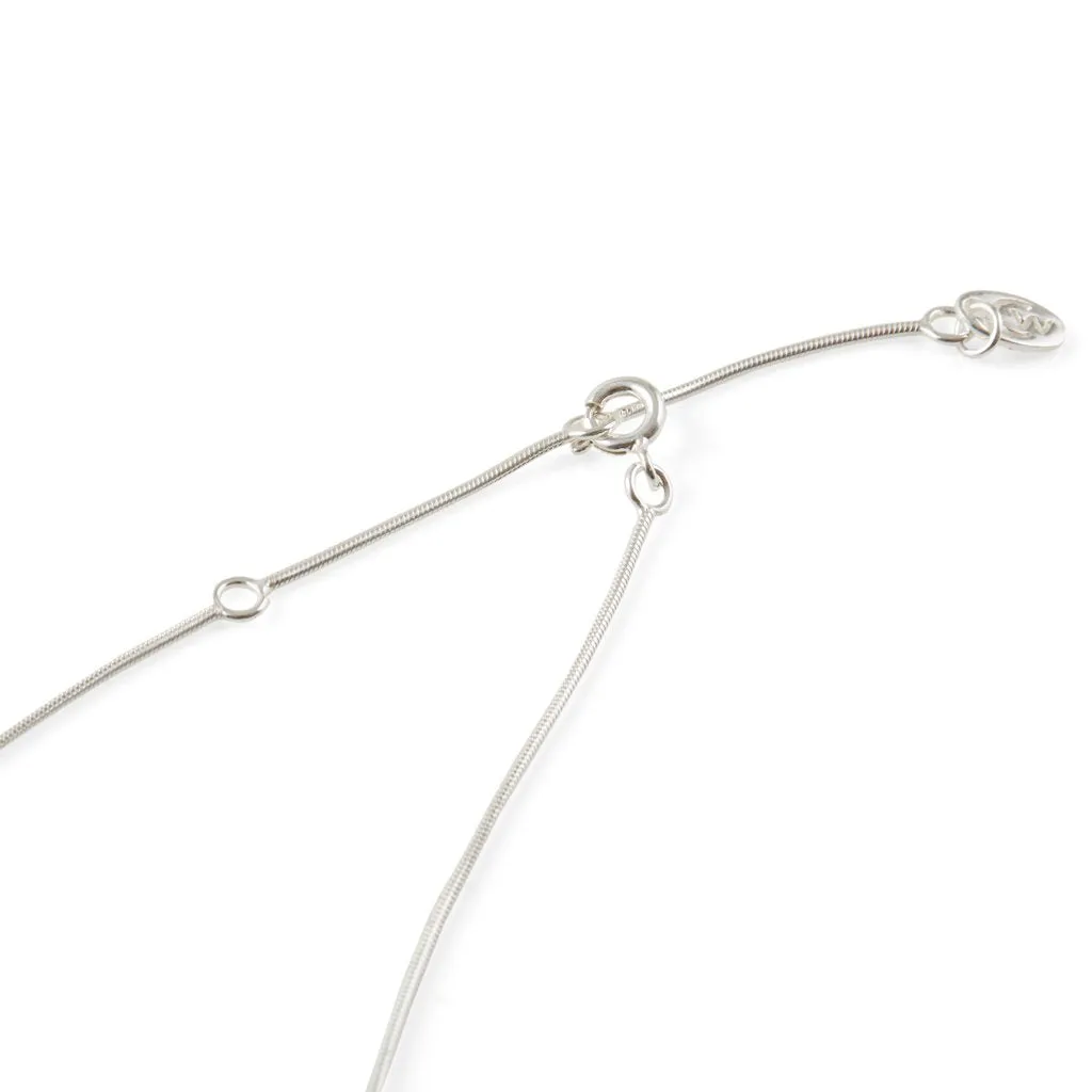 June Birthstone Charm Necklace - Moonstone