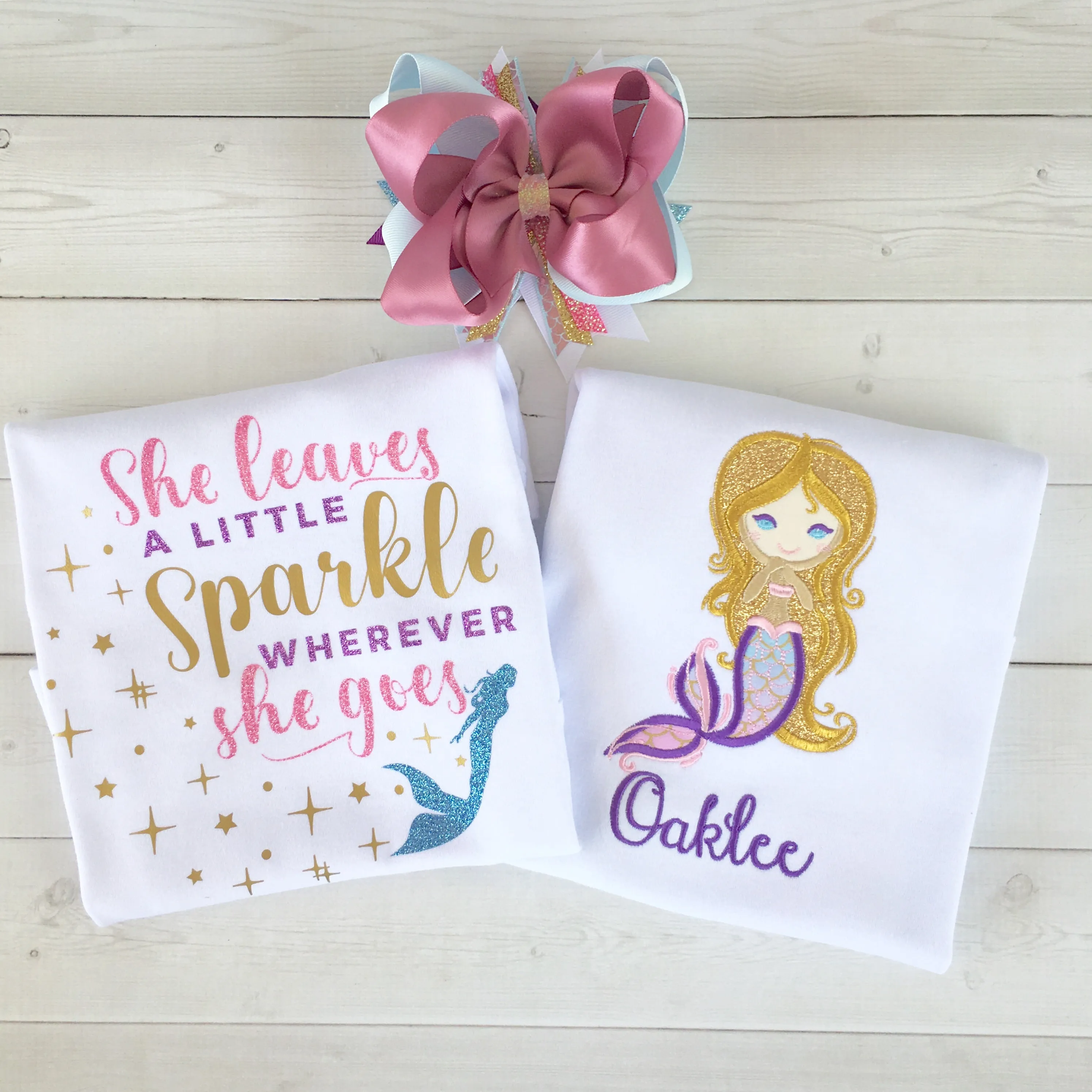 Majestic Mermaid Embroidered SHIRT ONLY