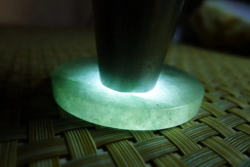 Natural Jade Rough Jadeite Raw (39g,5X5X0.6cm)