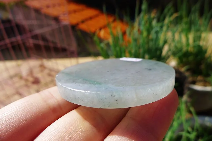 Natural Jade Rough Jadeite Raw (39g,5X5X0.6cm)