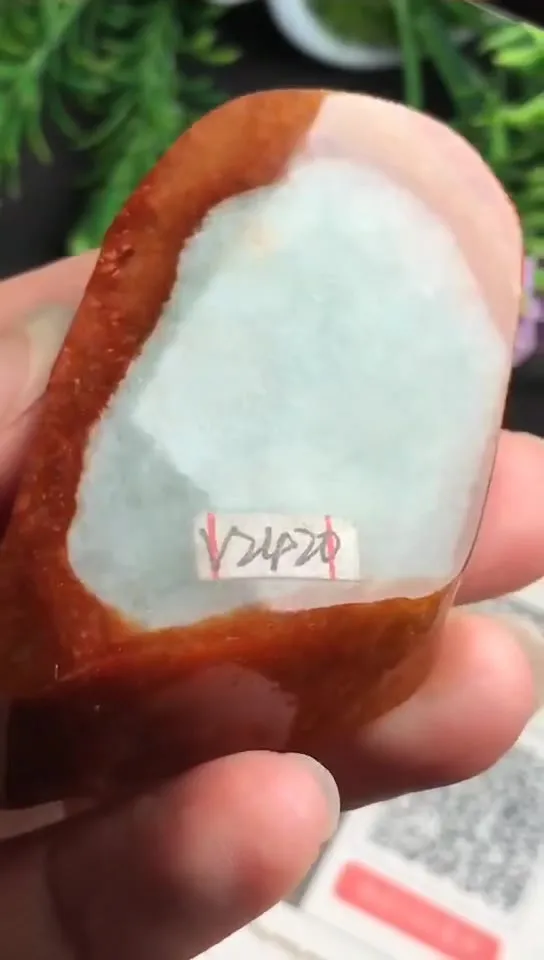 Natural Jade Rough Jadeite Raw (65g,5.3x3.3x1.7cm)-V2420