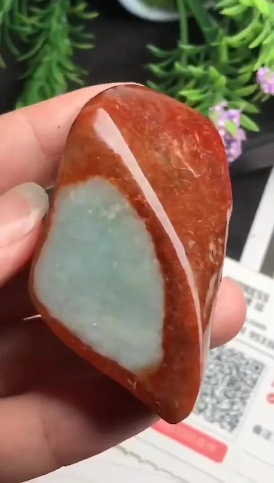Natural Jade Rough Jadeite Raw (65g,5.3x3.3x1.7cm)-V2420