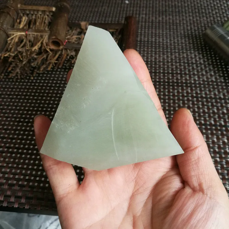 Natural Kunlun Jade Rough Nephrite Raw (200g,7.5X7X2.5cm)
