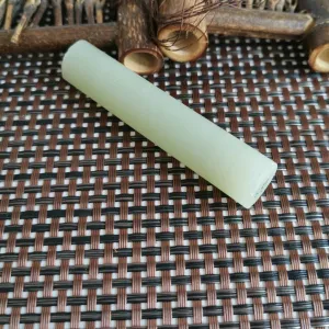 Natural Kunlun Jade Rough Nephrite Raw (44g,7.9X1.56cm)