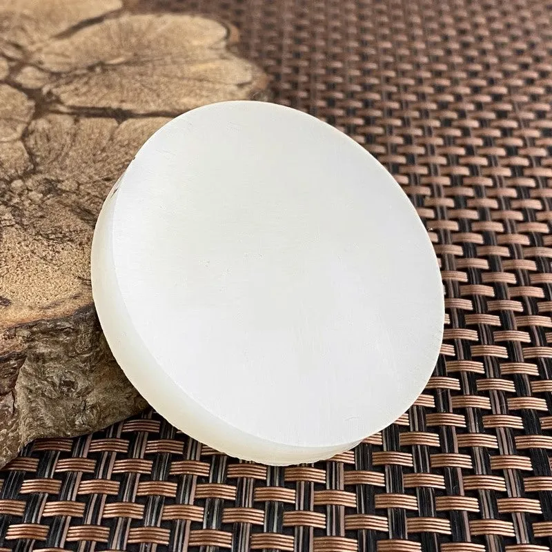 Natural Kunlun Jade Rough Nephrite Raw (64g,5.4X0.95cm)