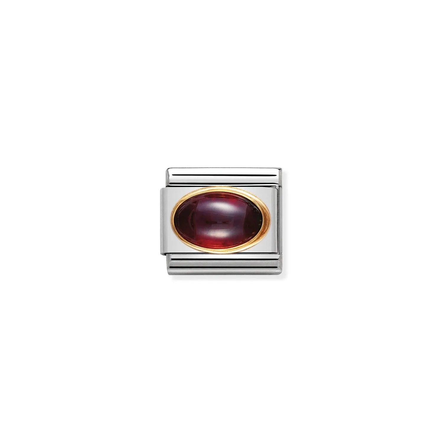 Nomination Classic Garnet 18ct Gold Charm
