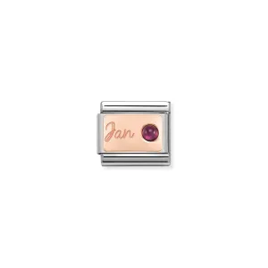 Nomination Classic Rose Gold January Charm
