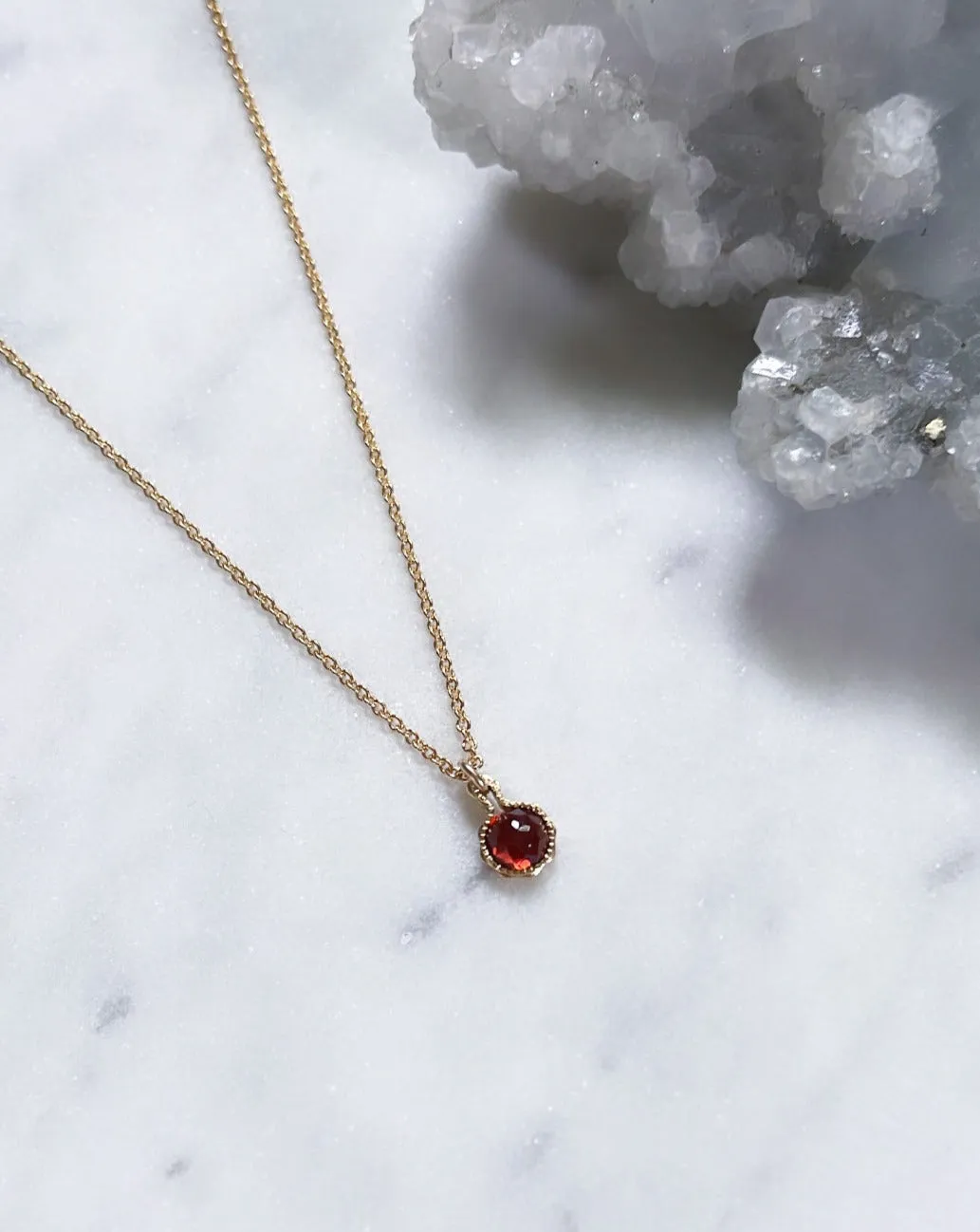 Red Garnet Necklace