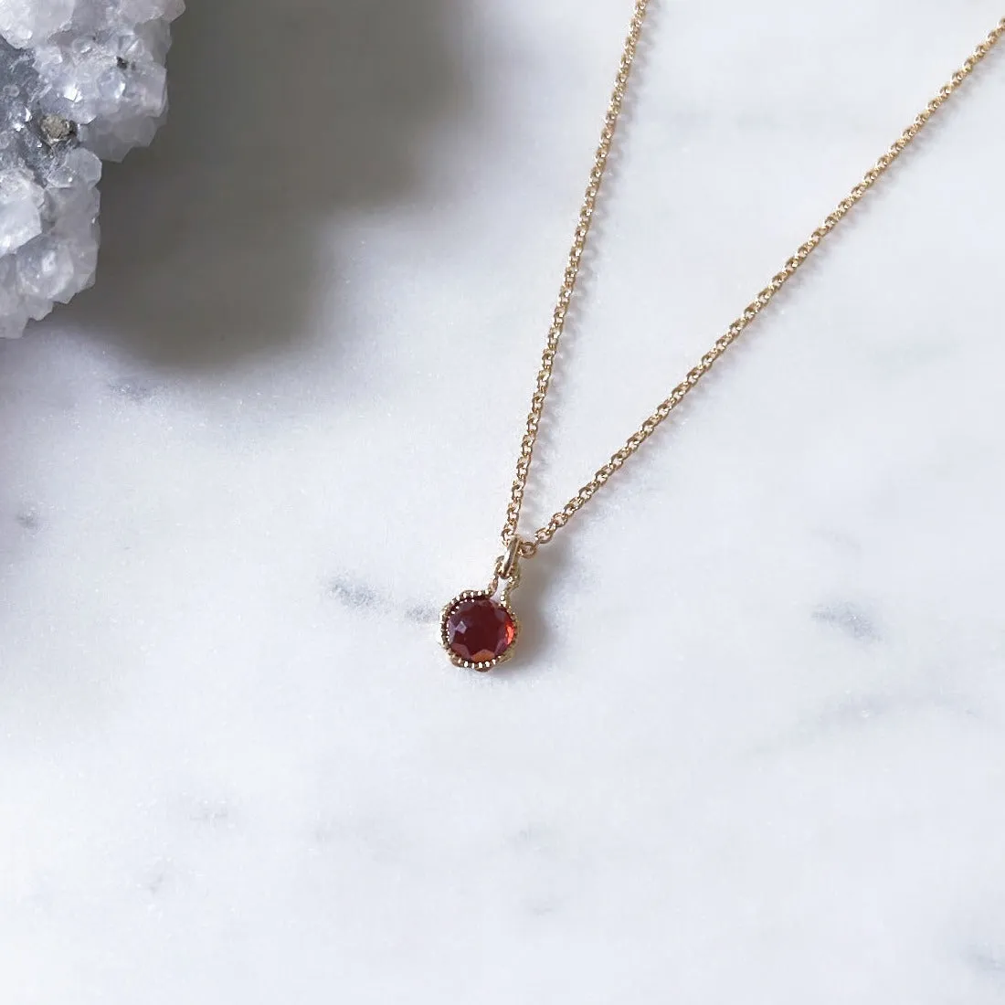 Red Garnet Necklace