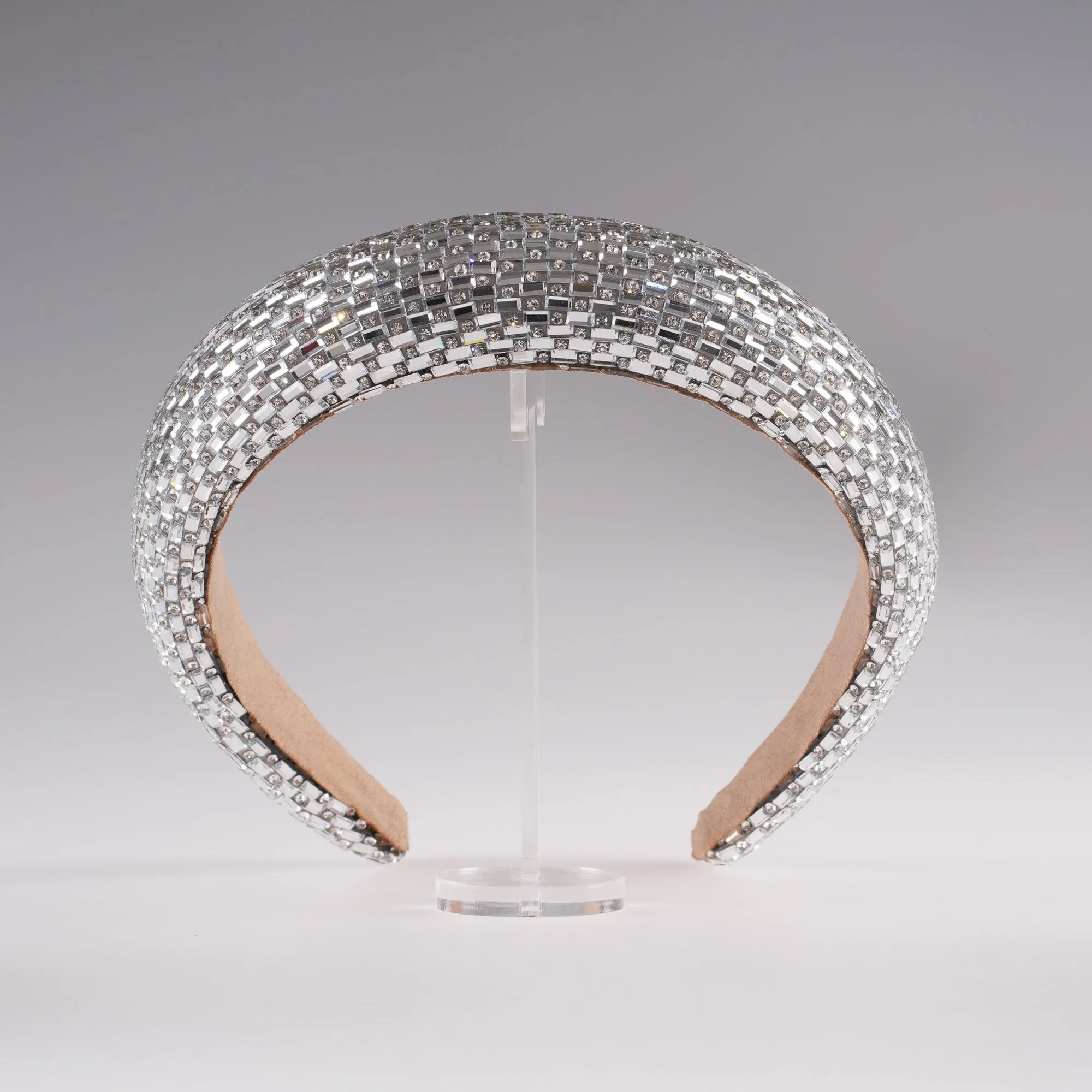 Silver Waffle Headband