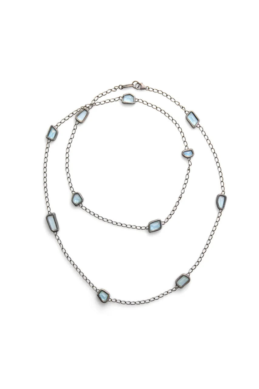 Small Rocks By The Yard Necklace