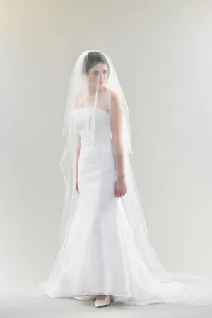 Sparkling Cathedral Veil with Blusher