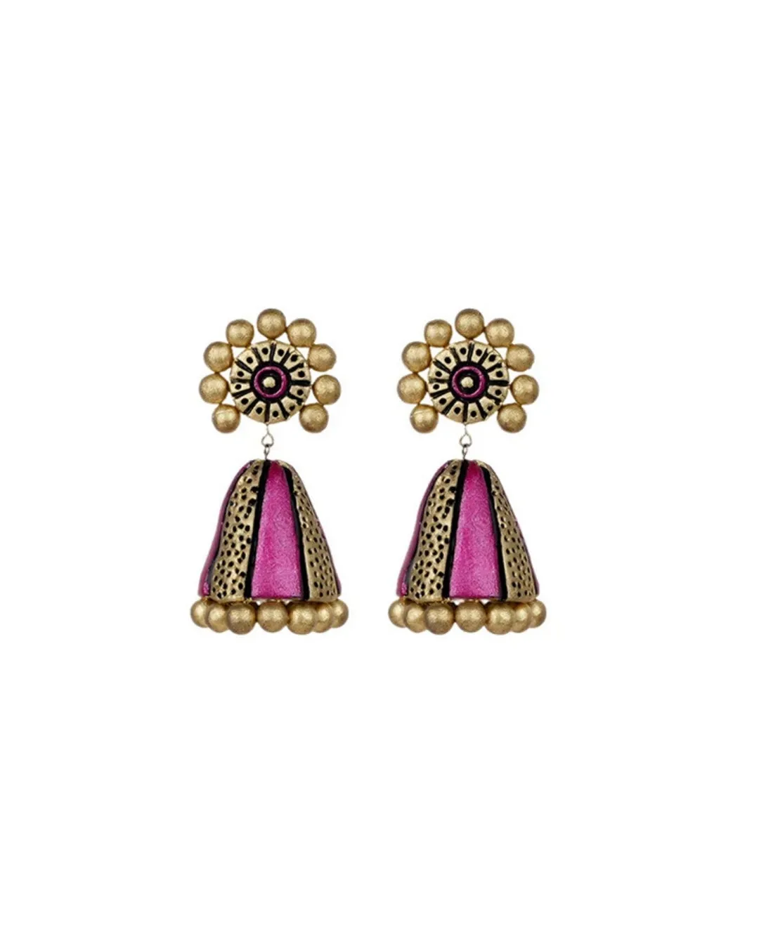 Sparkling Cone Jhumka