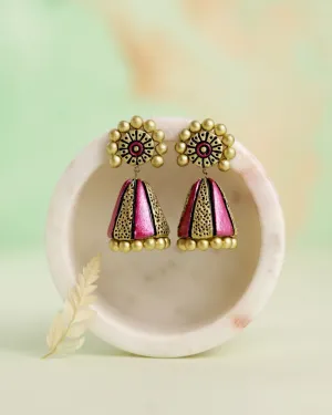 Sparkling Cone Jhumka