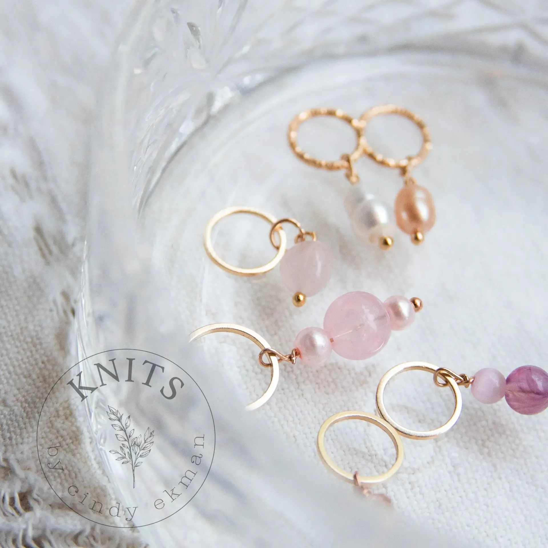 Sparkling set Pink gold
