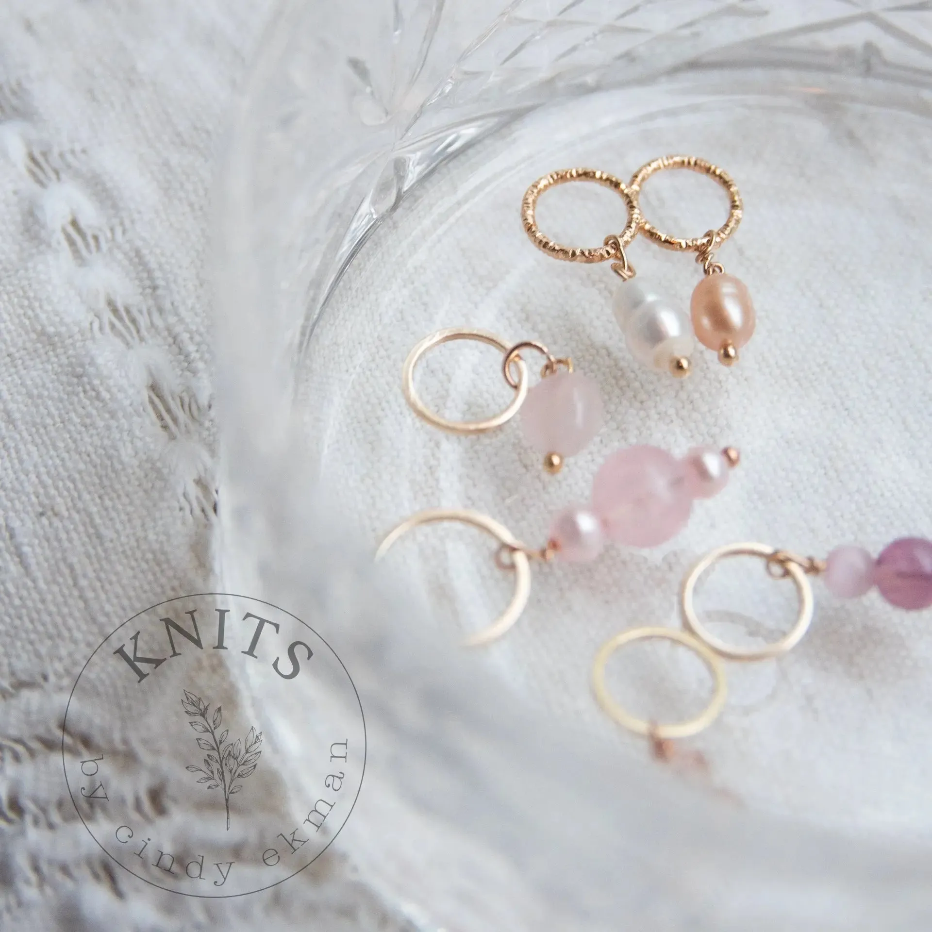Sparkling set Pink gold