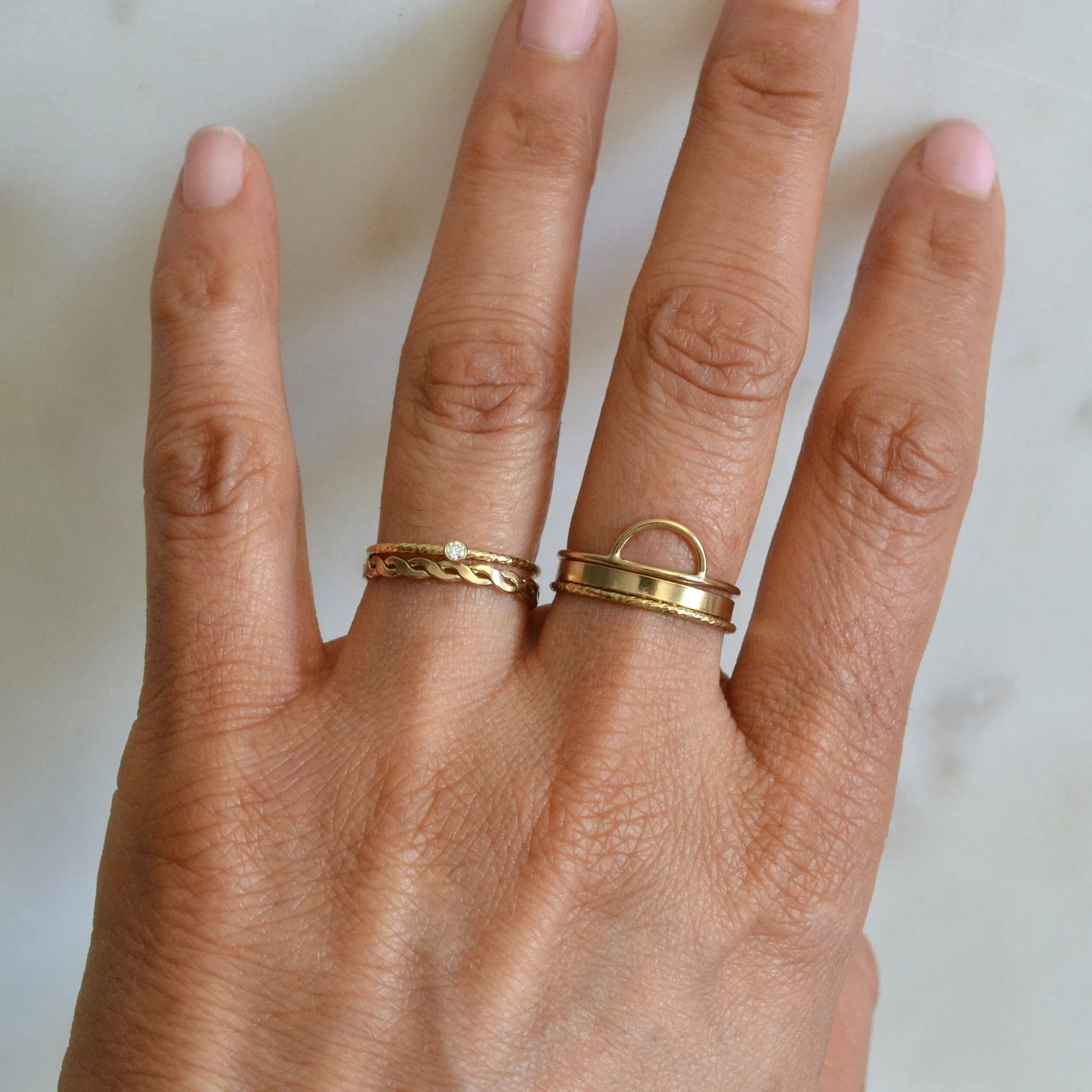 Sparkling Stacking Ring
