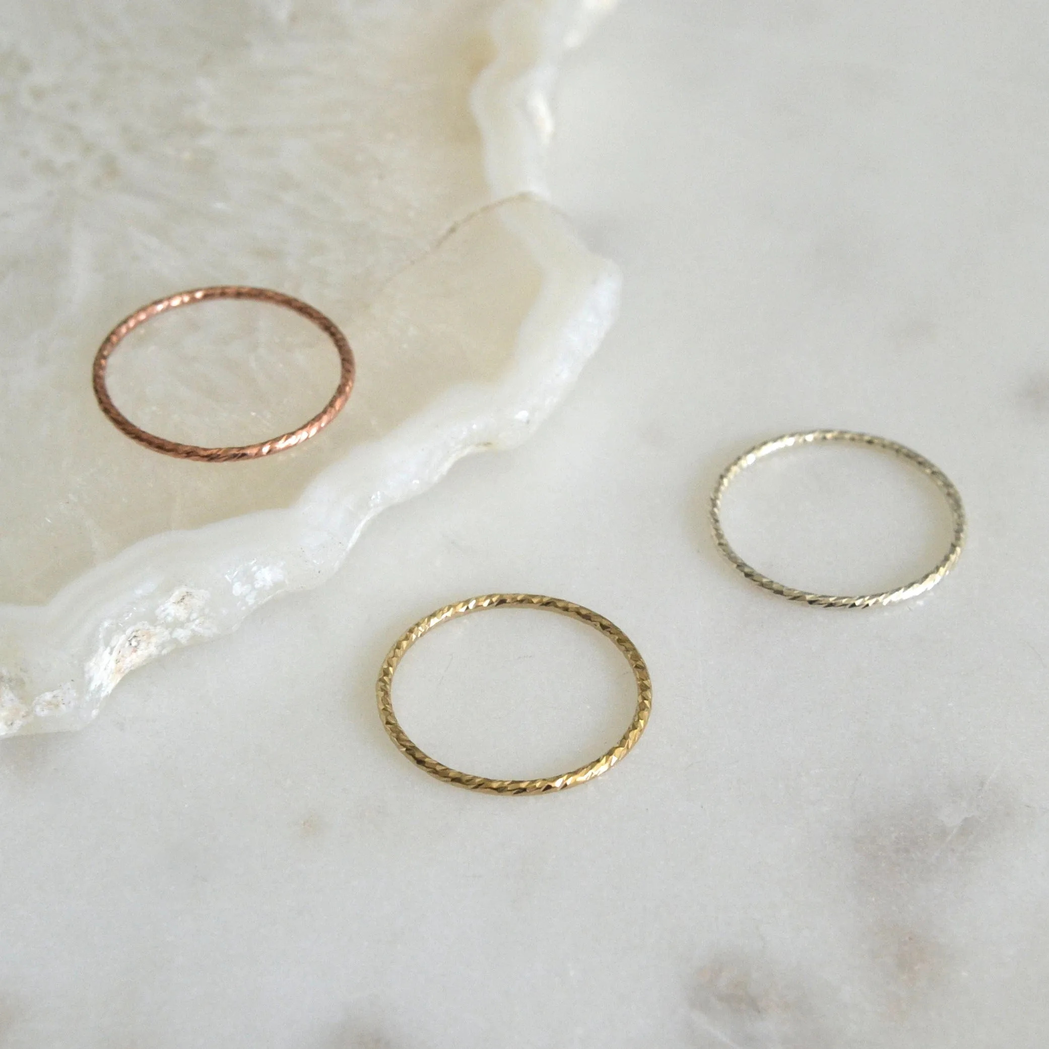 Sparkling Stacking Ring
