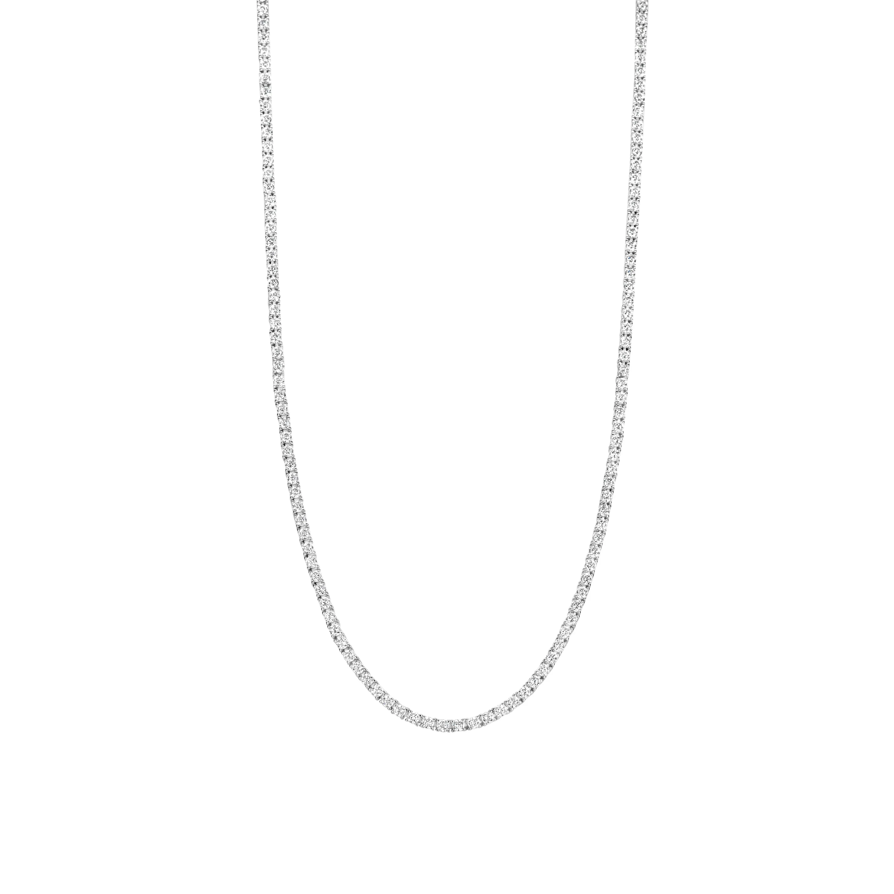 Sparkling Tennis Necklace 3MM - 15.3''