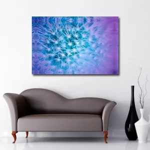 Sparkling Thistle Art Canvas