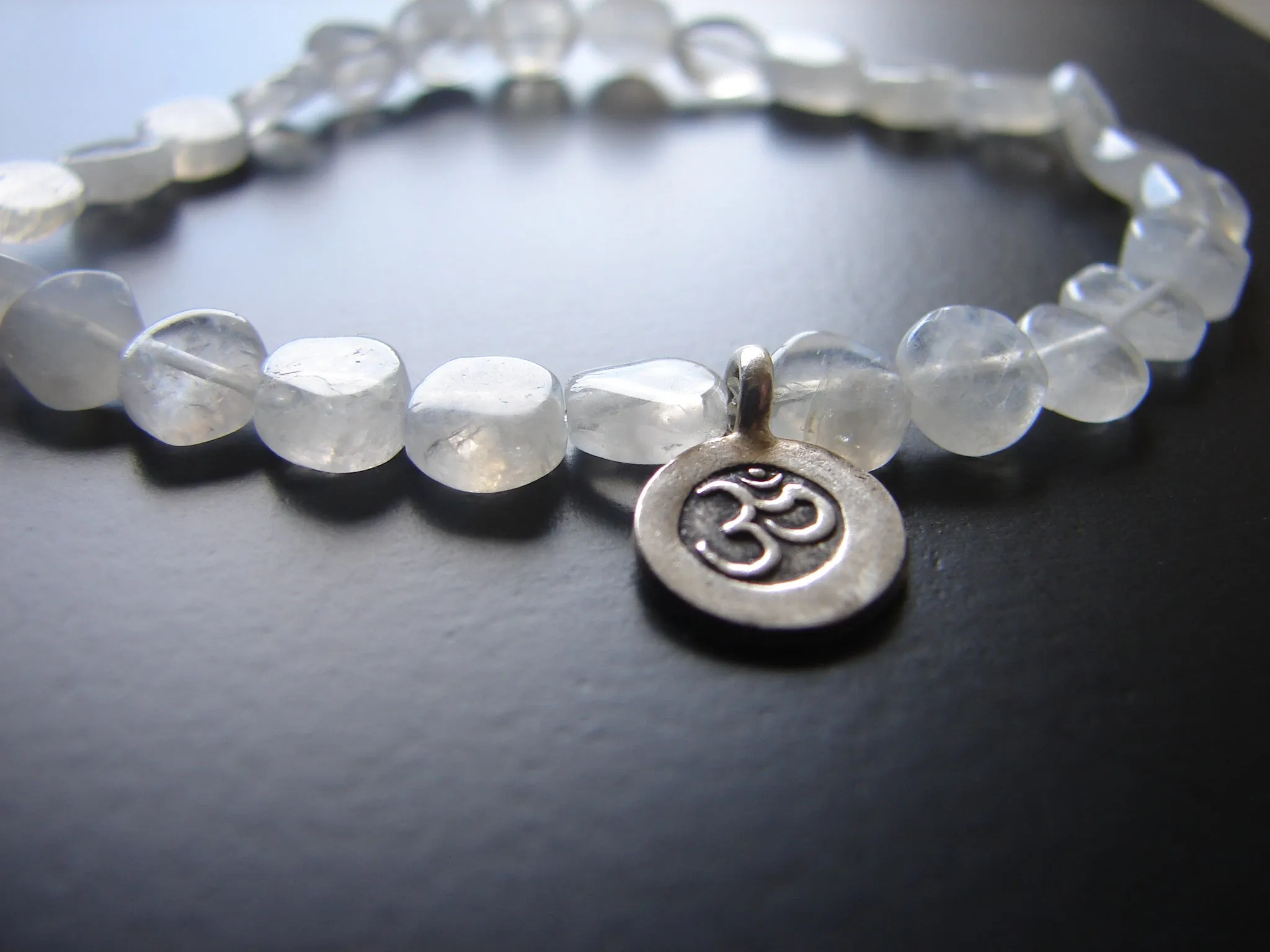 Yoga Jewelry | Om Moonstone Bracelet | Journey Bracelet
